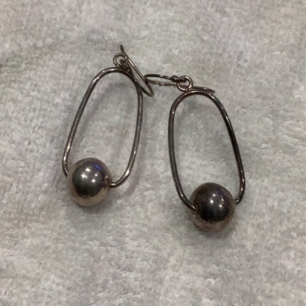 Metal earrings